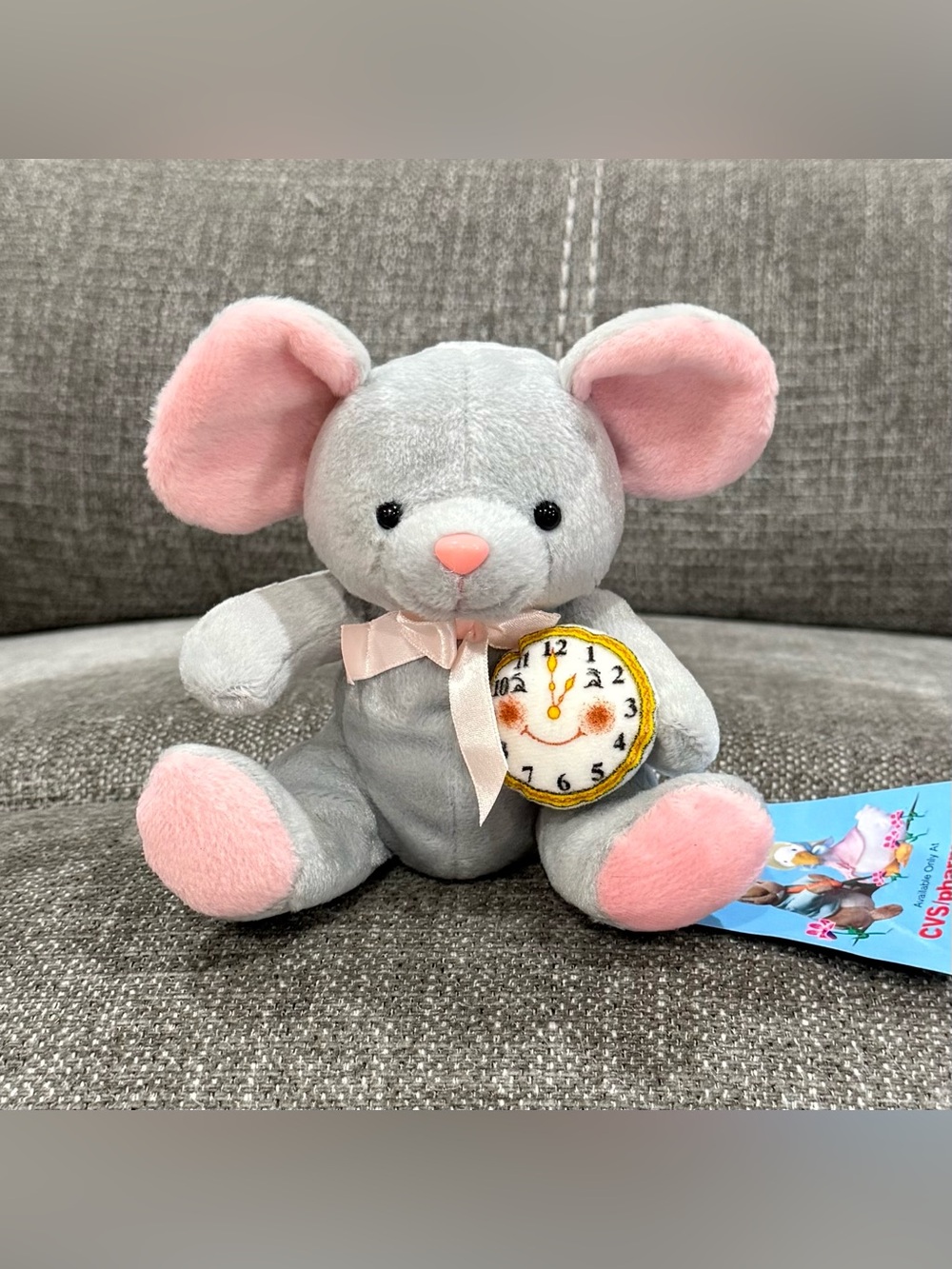 VTG 1998 Stuffins Hickory Dickory Plushie 6” CVS Exclusive RARE